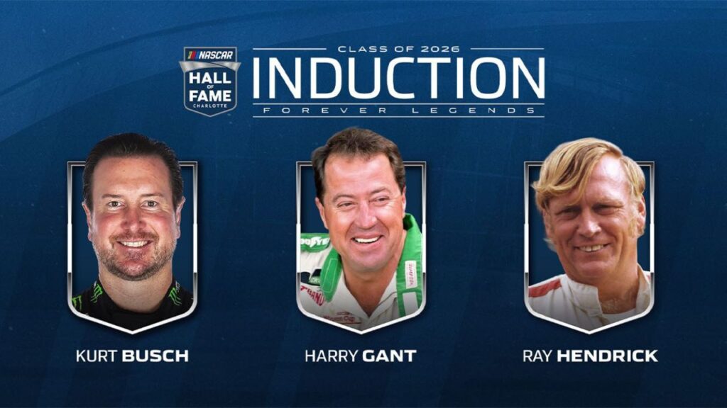 Busch, Gant and Hendrick lead star-studded NASCAR Hall of Fame class