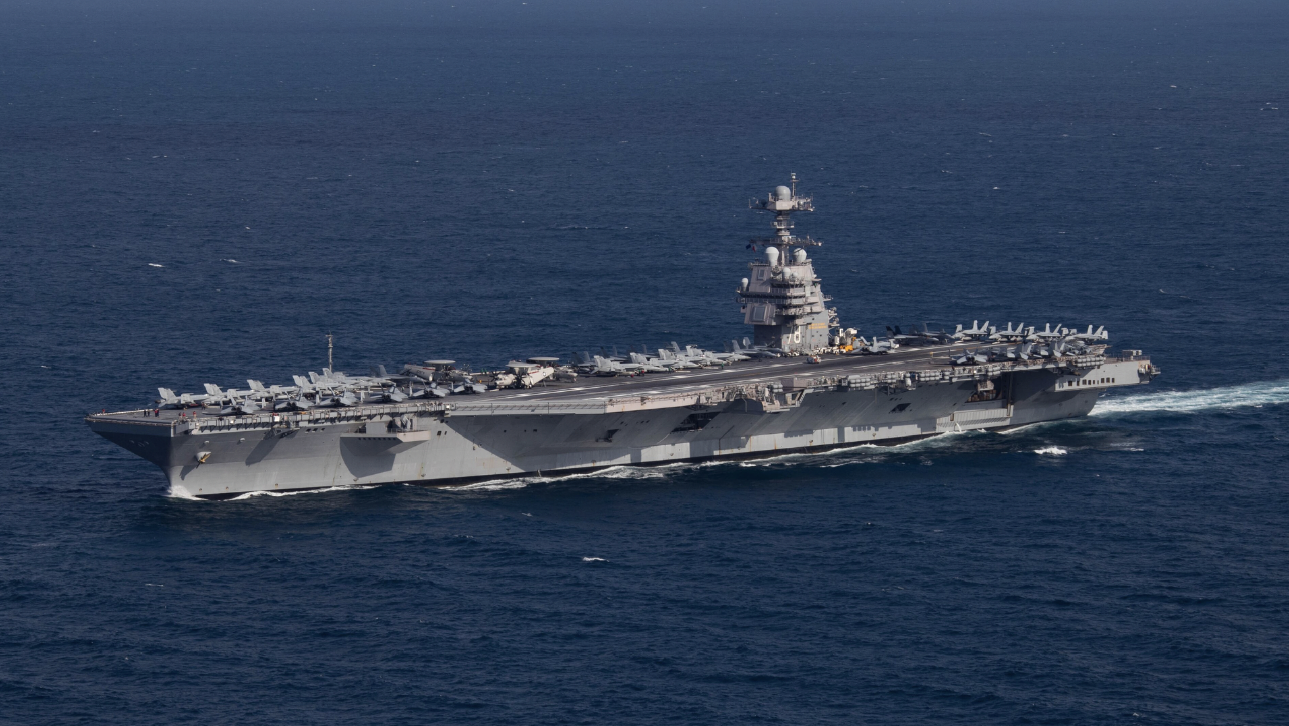 U.S. to Withdraw Its Largest Aircraft Carrier, the USS Gerald R. Ford, from the Middle East After Record 10-Month Deployment