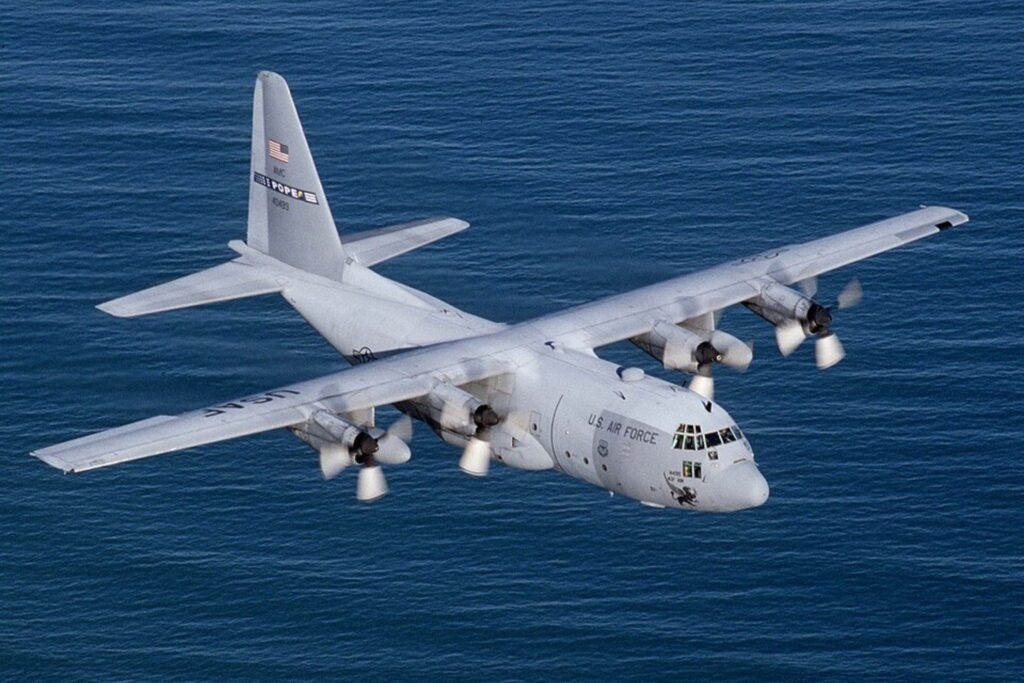 C-130E Hercules transport