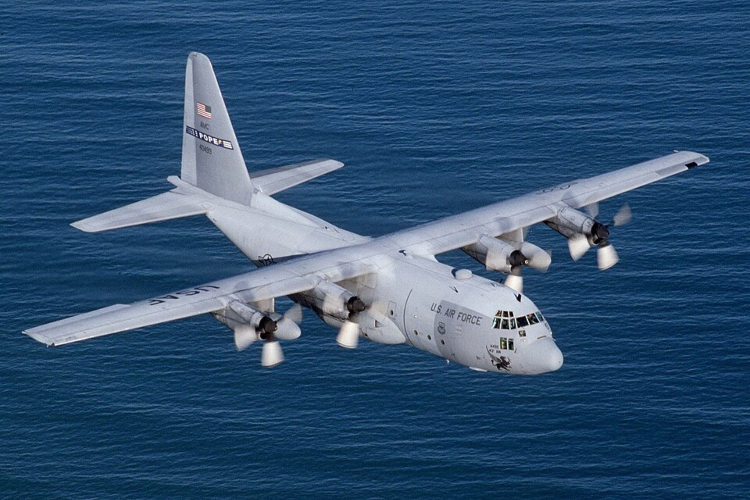 C-130E Hercules transport