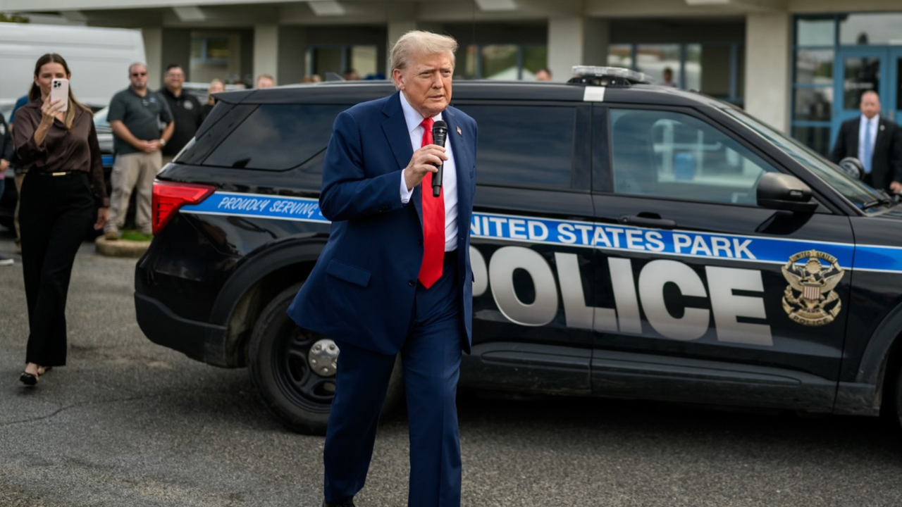 Trump Says Anyone Convicted of Killing a Police Officer "Should Face the Death Penalty" as He Touts Day-One Executive Order at Nassau County Police Academy