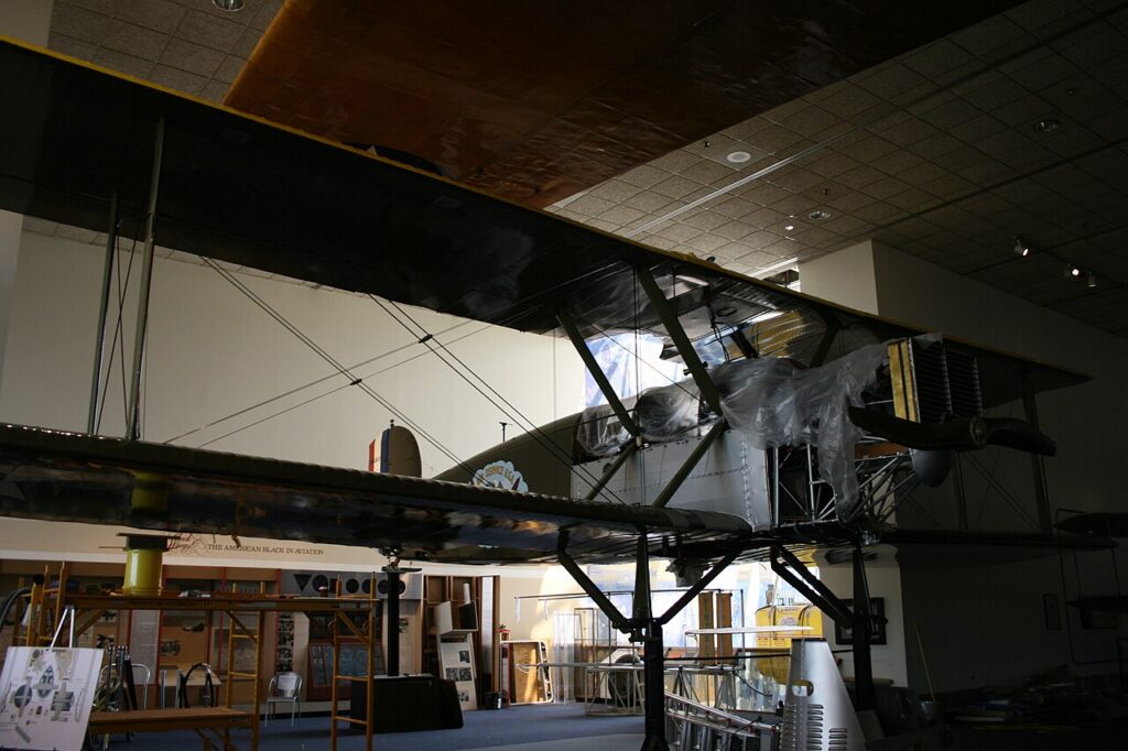 The Douglas World Cruiser Chicago at the Smithsonian's National Air and Space Museum.