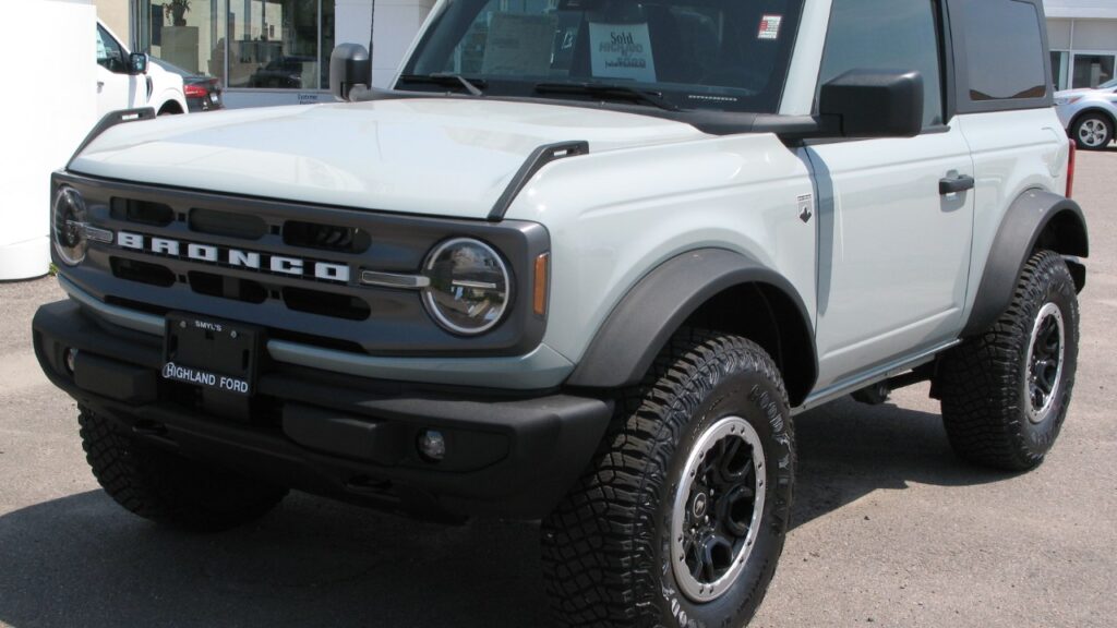 A 2021 Ford Bronco Big Bend, from the model's first production year after its return.