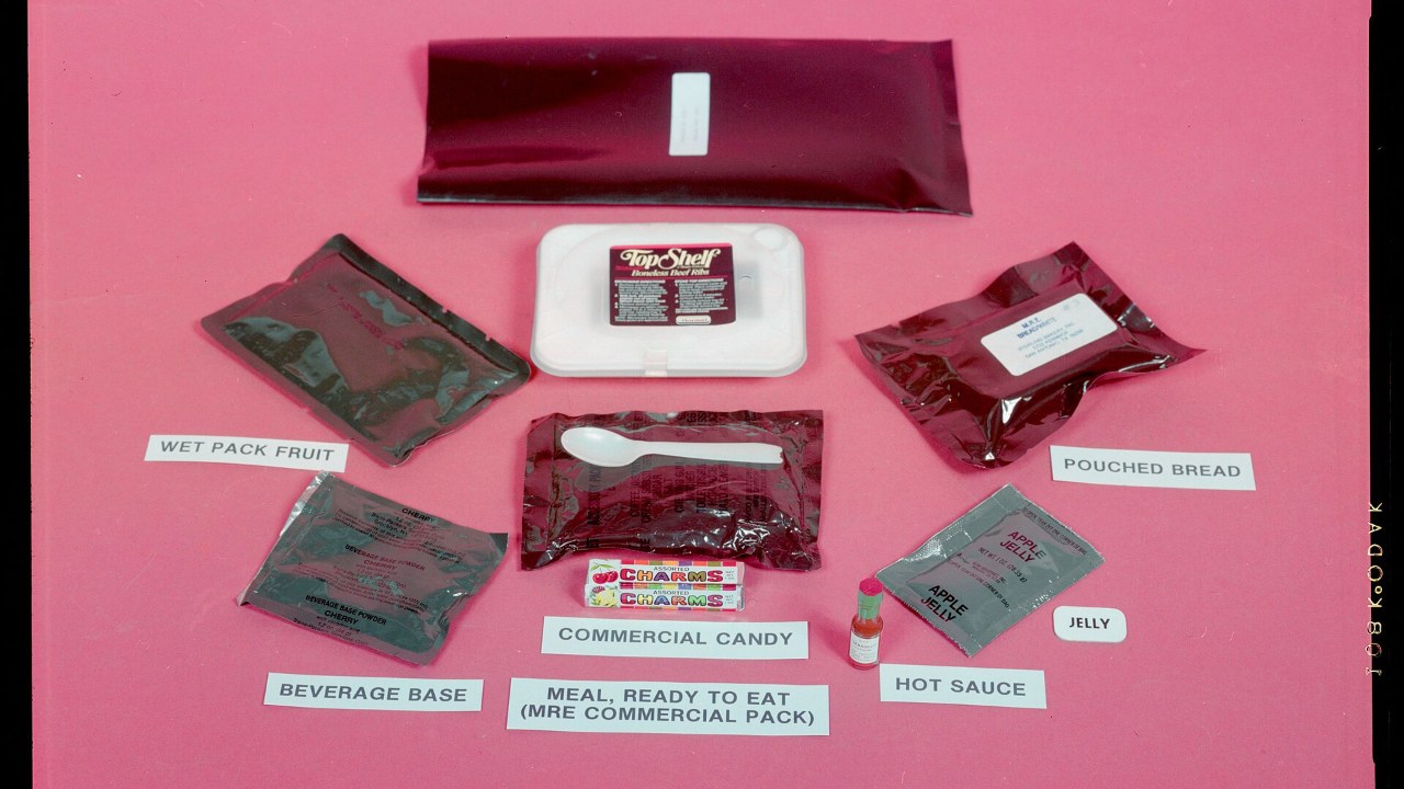 The contents of a Meal, Ready-to-Eat.