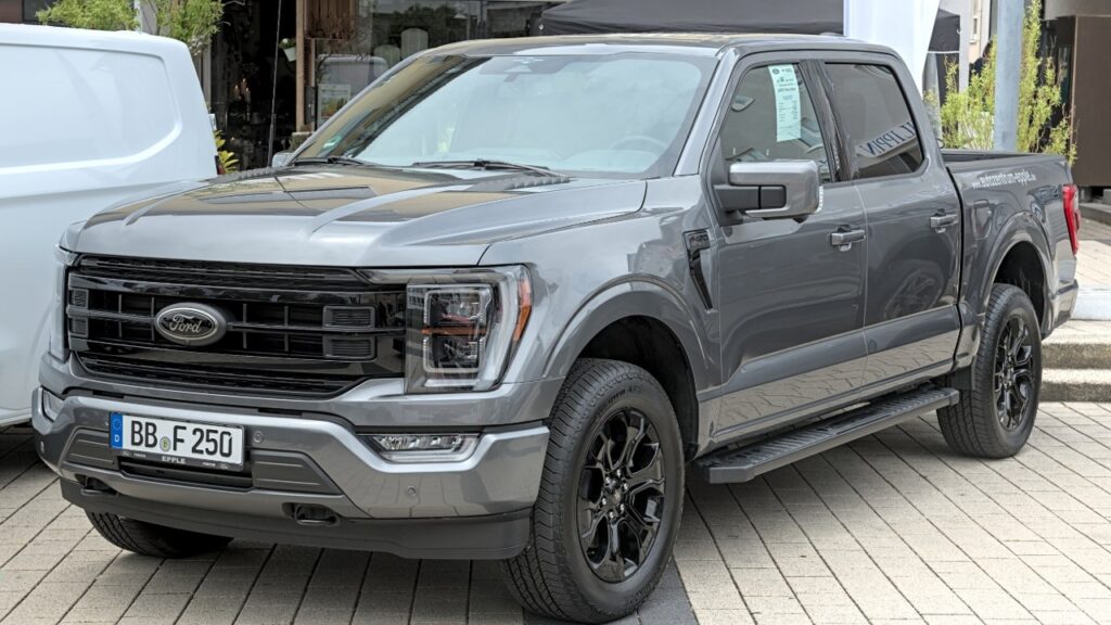 Gray Ford F-150 pickup truck