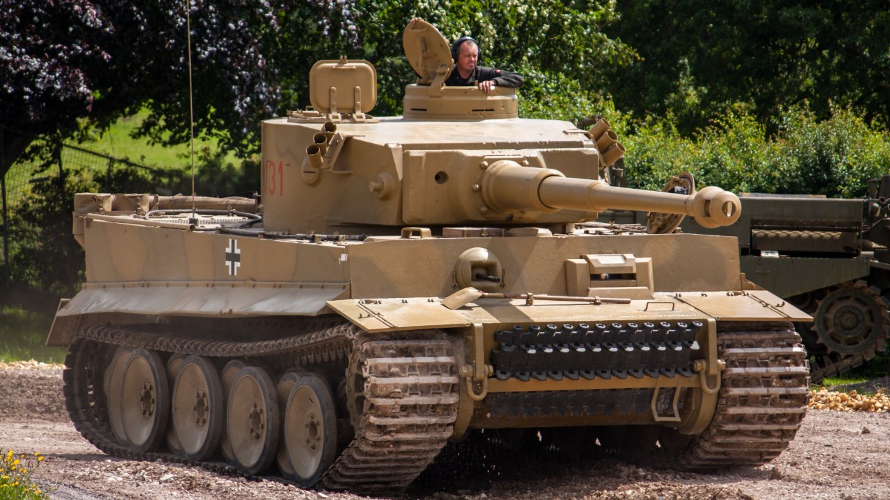 Tiger I tank Tiger 131 at the Tank Museum