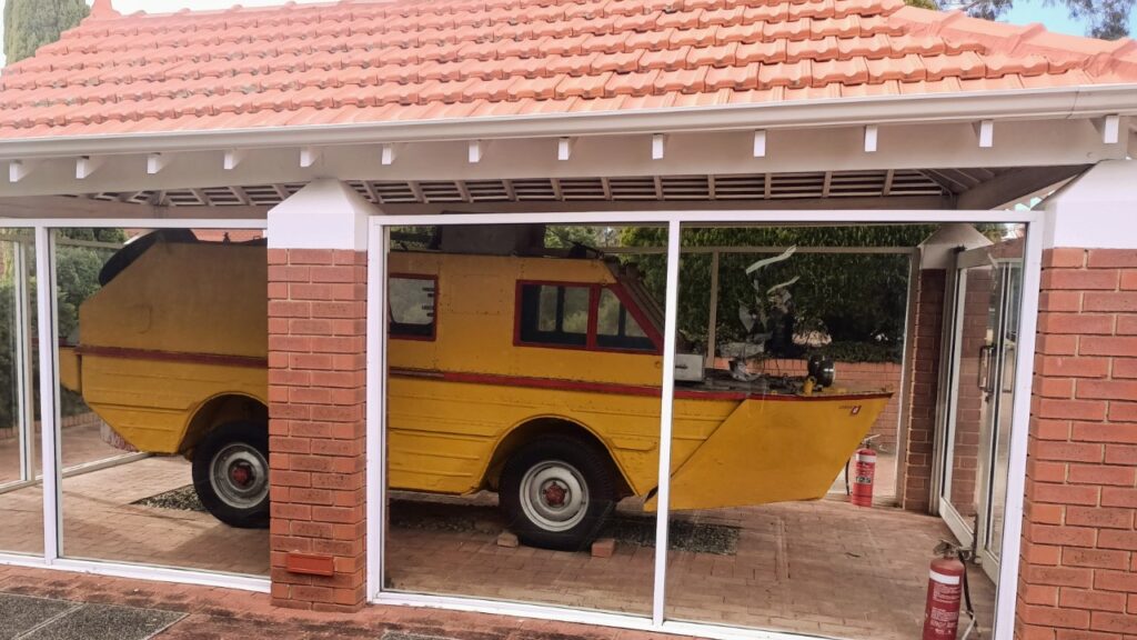 Half-Safe on display at Guildford Grammar School in Western Australia, 2020.