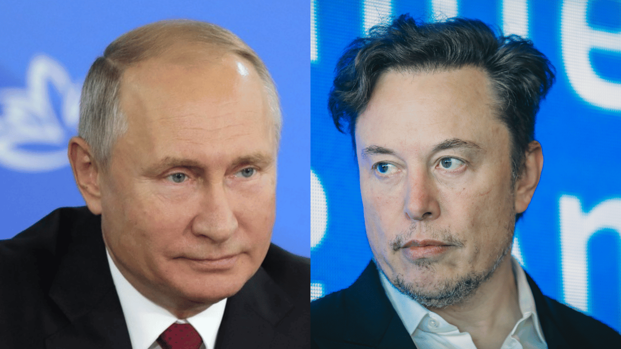 Putin Calls Elon Musk a "Real Genius" While Touring Exhibit of Russia's Planned Starlink Competitor at Russia-Africa Summit